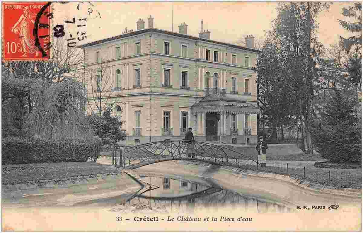 Créteil. Le Château et la Pièce d'eau
