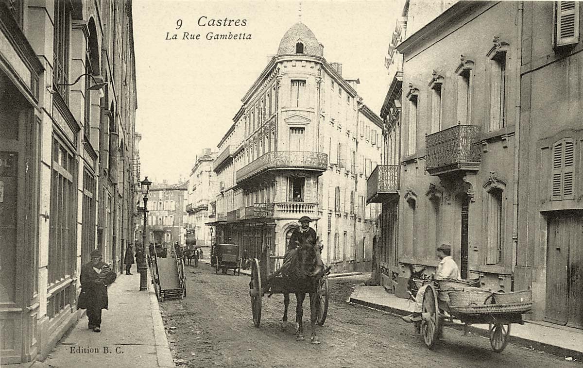 Castres. La Rue Gambetta