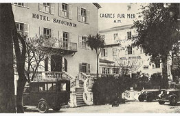 Cagnes-sur-Mer. Hôtel Savournin