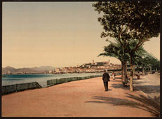 Cannes. The boulevards, 1890