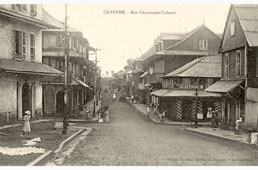 Cayenne. Christophe Colomb Street, 1905