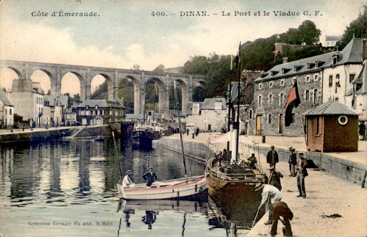 Dinan. Le Port et le Viaduc