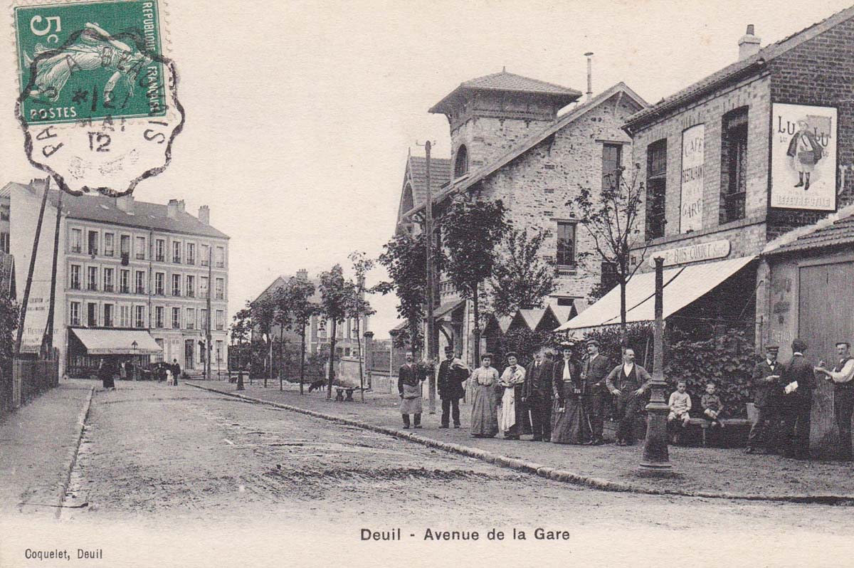 Deuil-la-Barre. Avenue de la Gare - Maison Condut, 1912