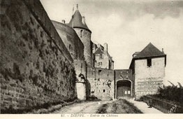 Dieppe. Entrée du Château