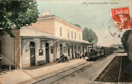 Draguignan. La Gare, vers 1910