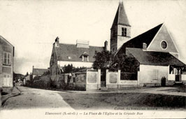 Élancourt. La Place de l'Église