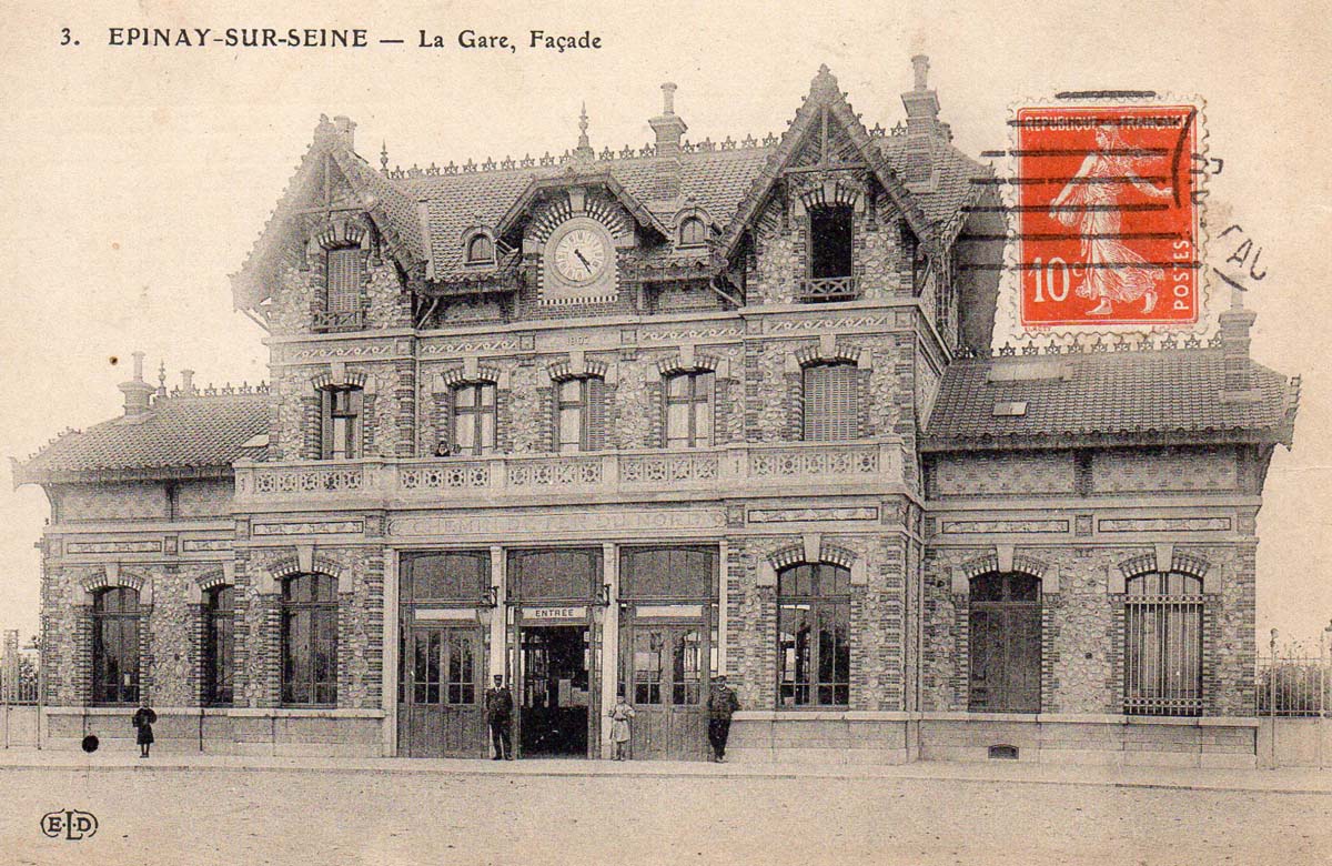 Épinay-sur-Seine. La Gare, Façade