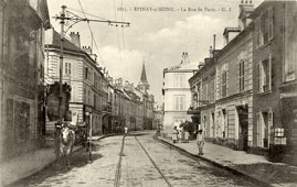 Épinay-sur-Seine. La Rue de Paris