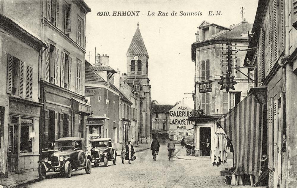 Ermont. La Rue de Sannois, 1934