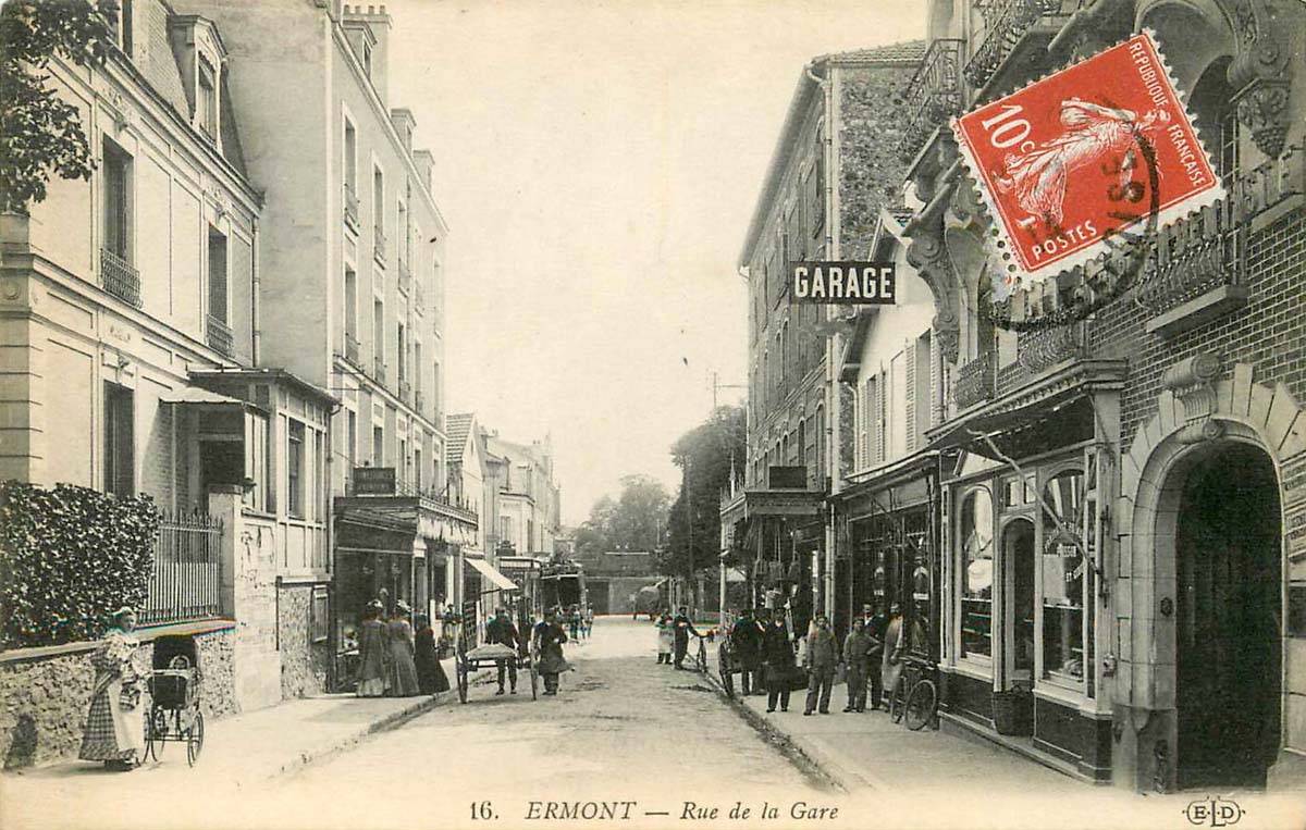 Ermont. La Gare, 1906