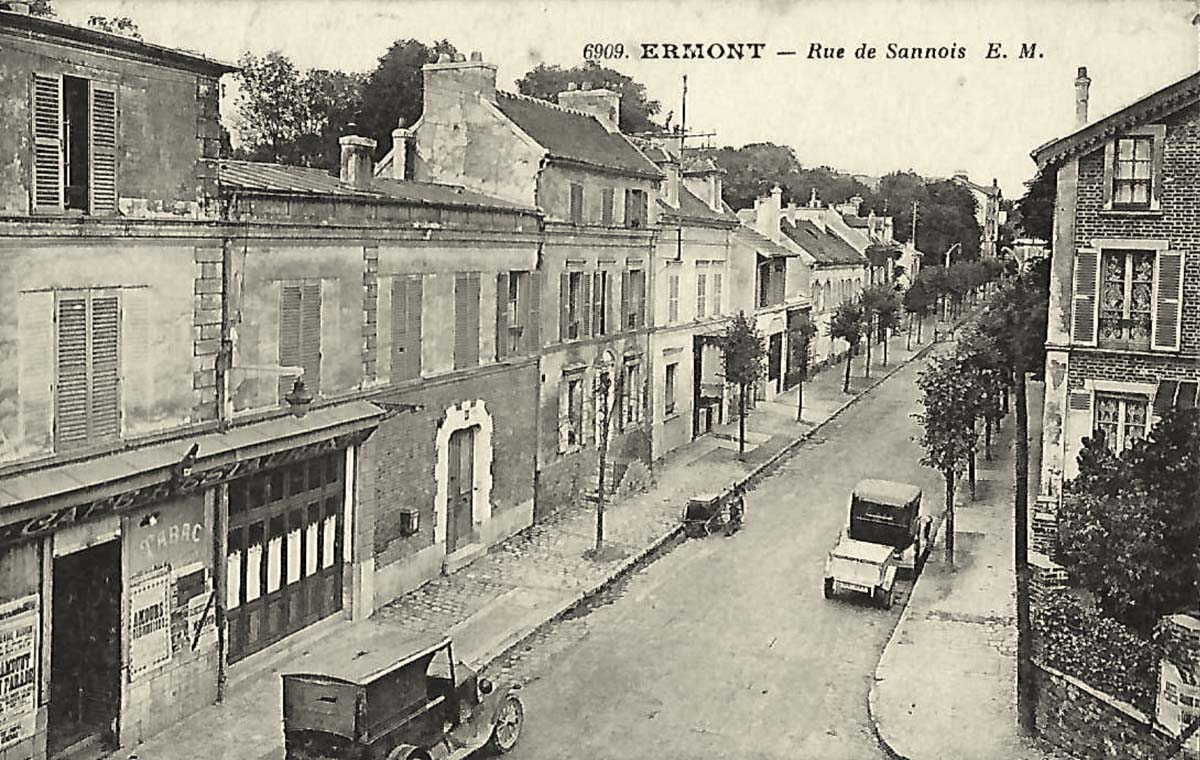 Ermont. Rue de Sannois, Tabac et Café
