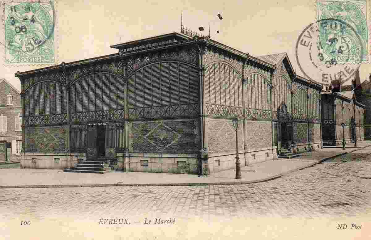 Évreux. Marché couvert, 1906