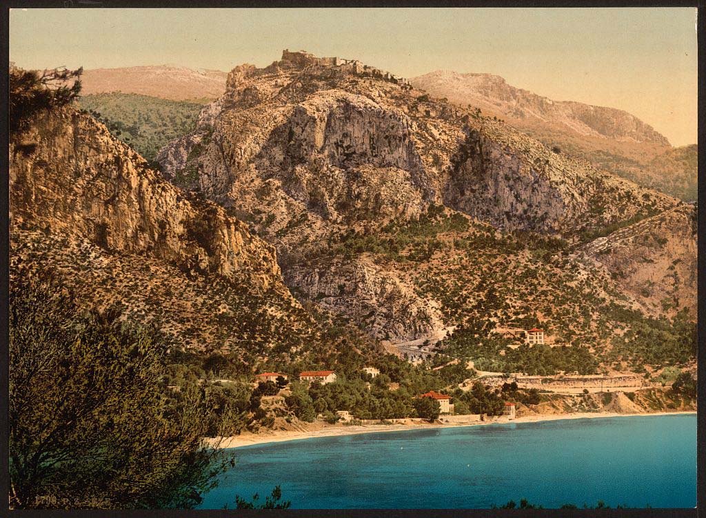 Èze. General view, 1890