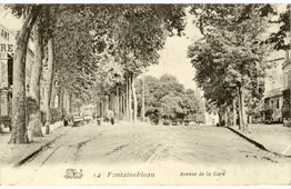 Fontainebleau. Avenue de la Gare