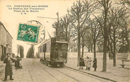 Fontenay-aux-Roses. La Station des Tramways