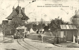 Fontenay-sous-Bois. Entrée du Nouveau Cimetière