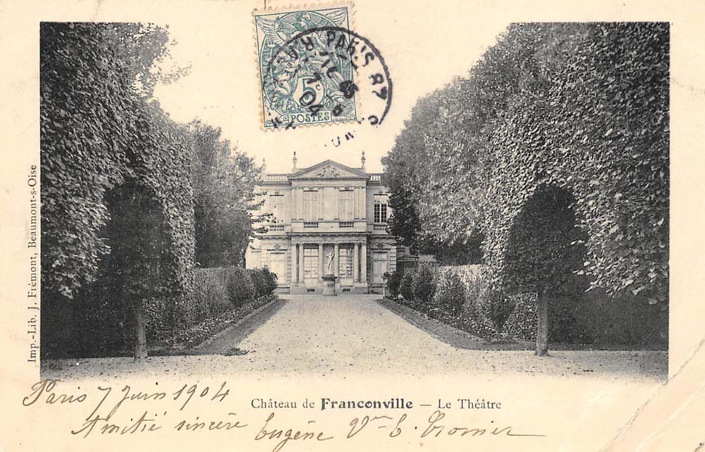 Franconville. Le Théâtre du Château, 1904