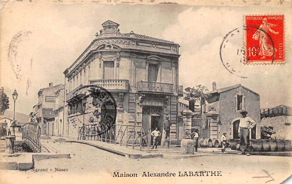 Frontignan. Maison Alexandre Labarthe, 1907