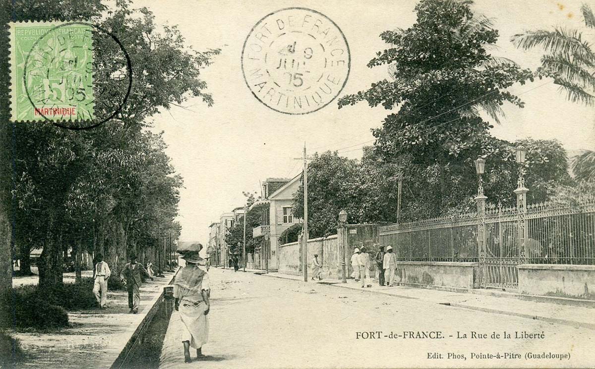 Fort-de-France. Rue de la Liberté, 1905