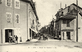 Gex. Route de Geneve