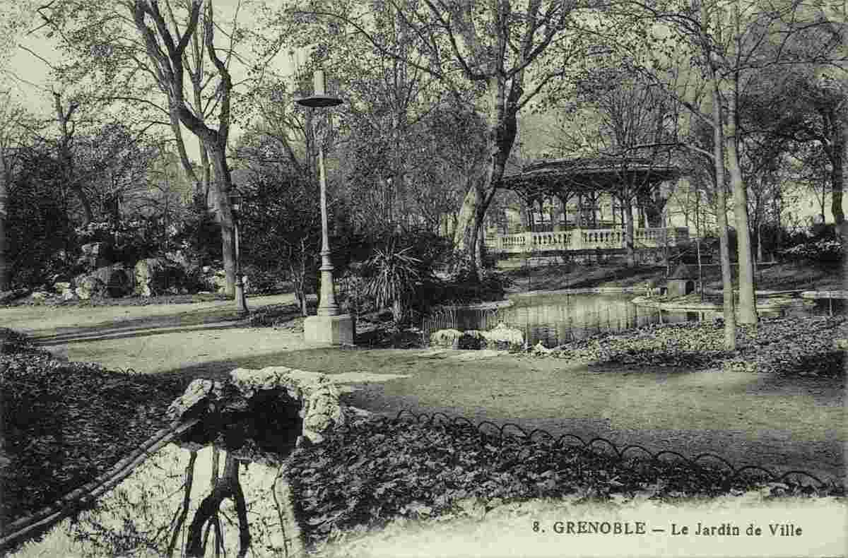 Grenoble. Le Jardin de Ville, 1921