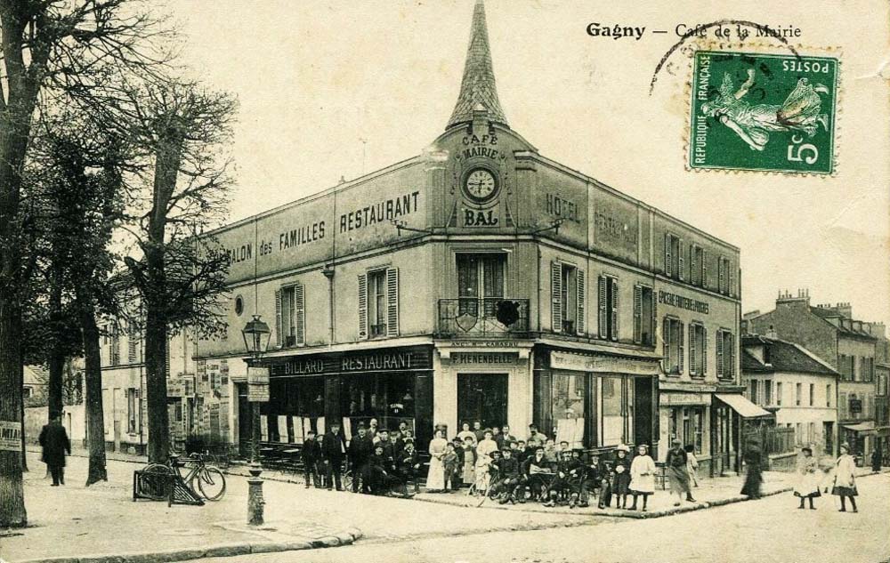 Gagny. Hôtel - Restaurant, Billard et Café de la Mairie, 1913