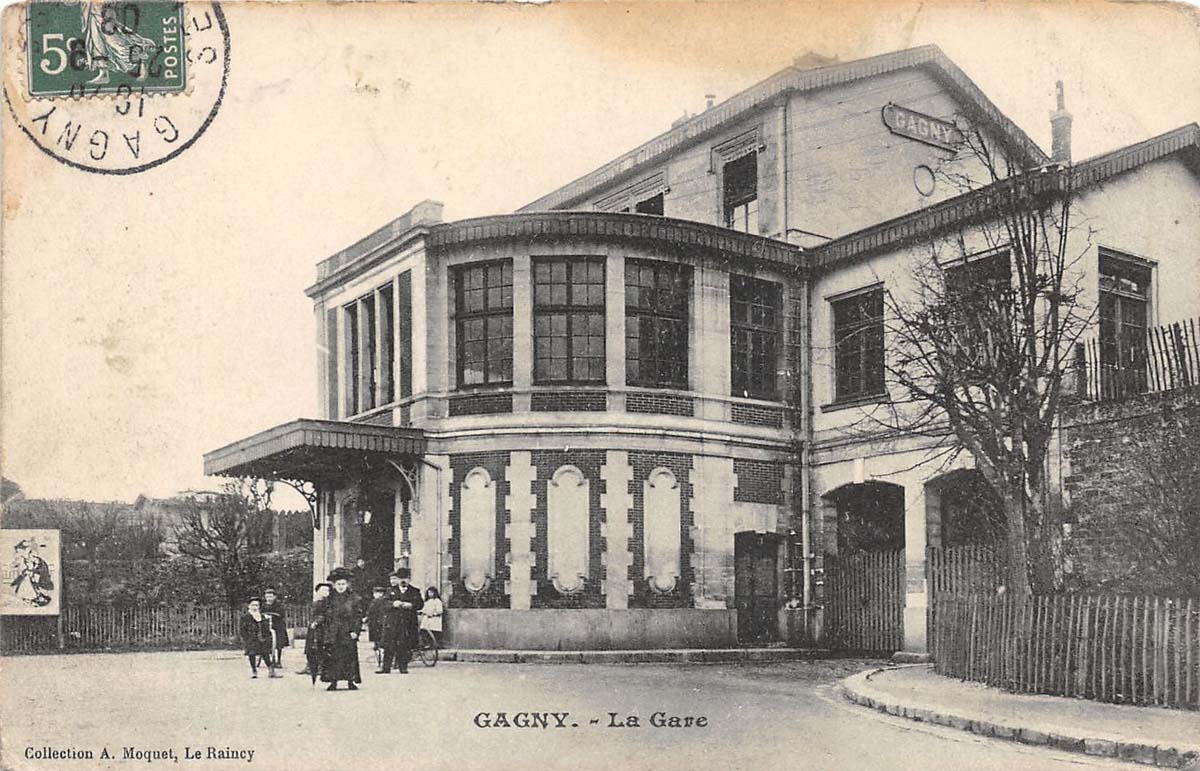 Gagny. La Gare, 1908