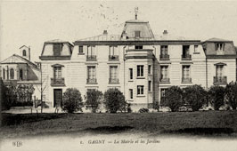 Gagny. La Mairie et les Jardins