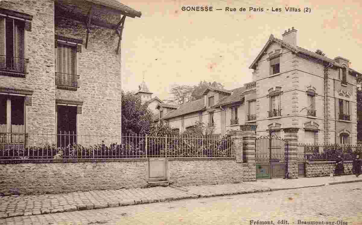 Gonesse. Rue de Paris, les Villas