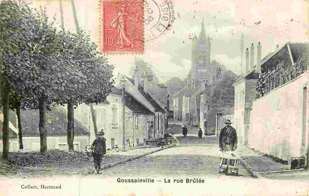 Goussainville. Rue Brûlée, 1906