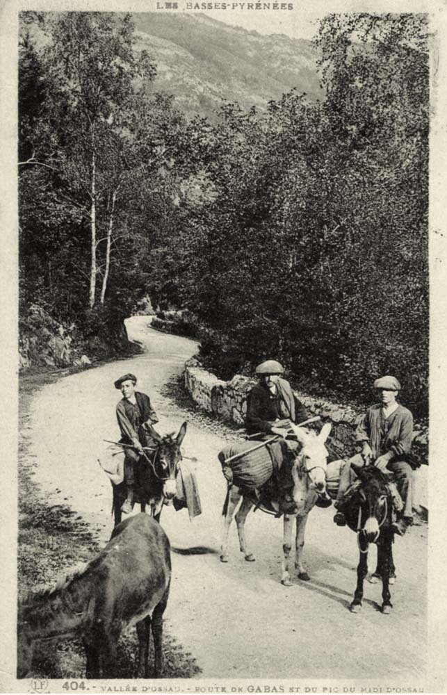 Gabas. Route de Gabas et du Pic du Midi d'Ossau, 1938