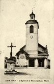 Gan. Église et le Monument
