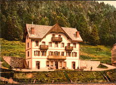 Le Lioran. Le Cantal, le Lioran, Auvergne Mountains, 1890