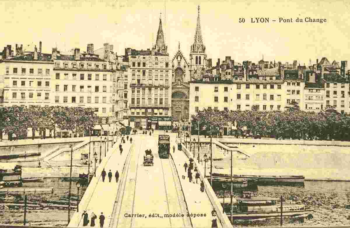 Lyon. Pont du Change