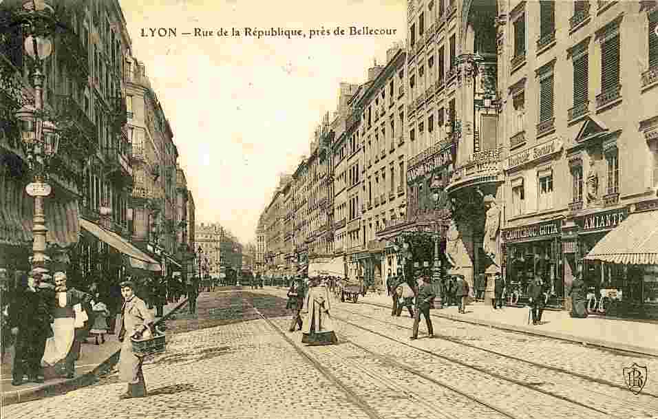 Lyon. Rue de la République