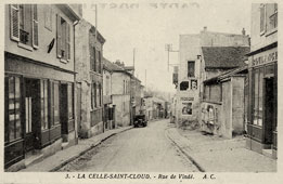 La Celle-Saint-Cloud. Rue de Vinde