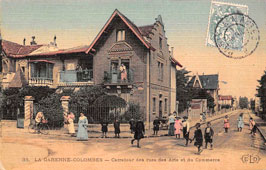 La Garenne-Colombes. Carrefour des Rues des Arts et du Commerce