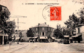 La Garenne-Colombes. Carrefour Lutèce et République