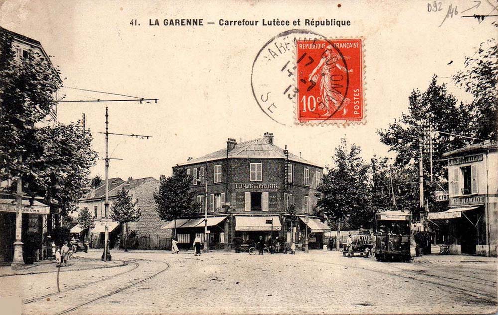 La Garenne-Colombes. Carrefour Lutèce et République