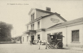 Lagny-sur-Marne. La gare