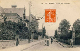 Le Chesnay. La Rue Lavoisier