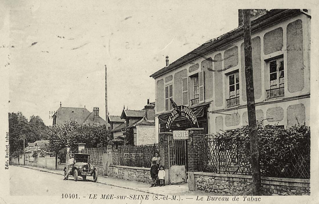 Le Mée-sur-Seine. Le Bureau de Tabac, rue Chapu