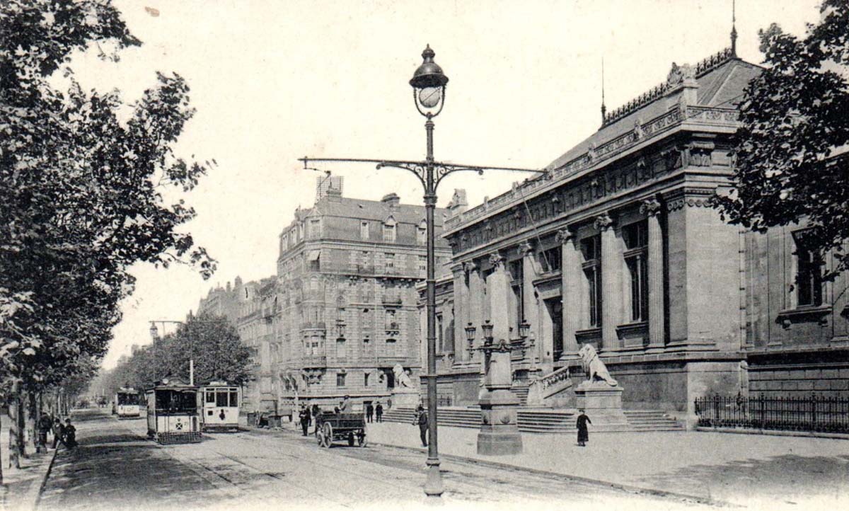 Le Havre. Palais de Justice et Boulevard de Strasbourg, 1916