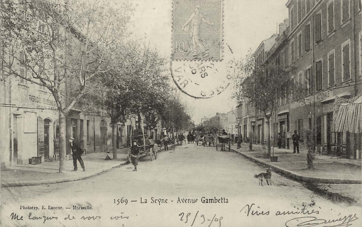 La Seyne-sur-Mer. Avenue Gambetta