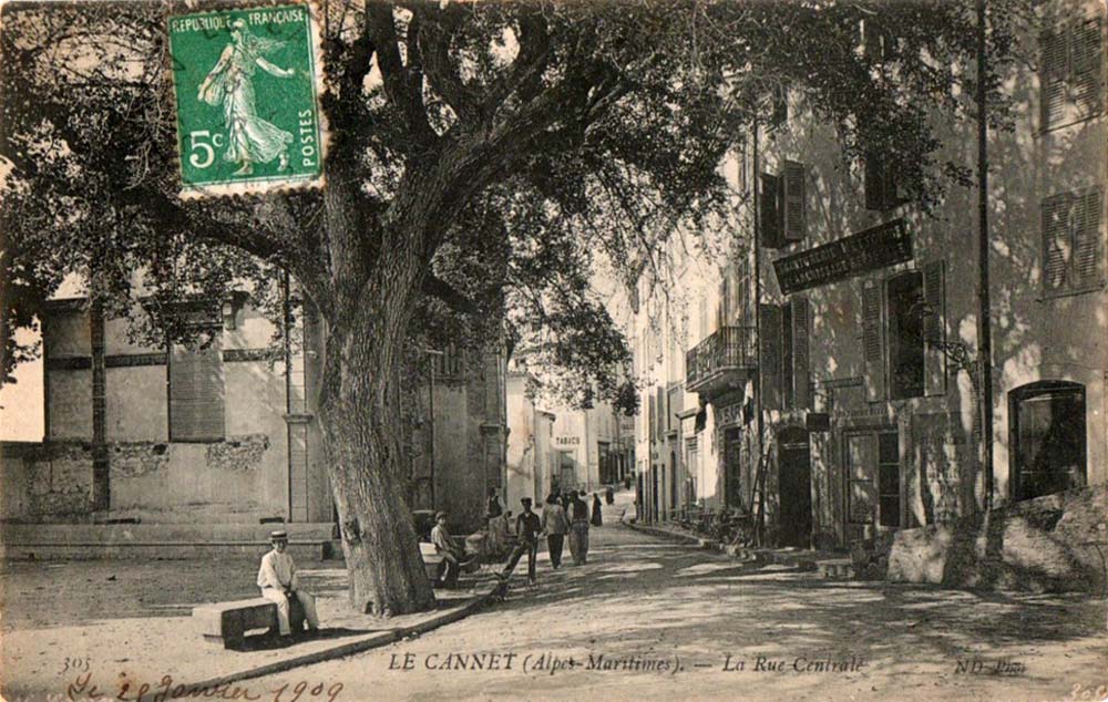 Le Cannet. La Rue Centrale