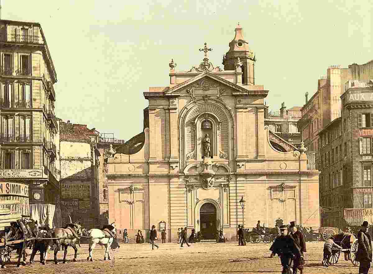 Marseille. L'Église, vers 1890