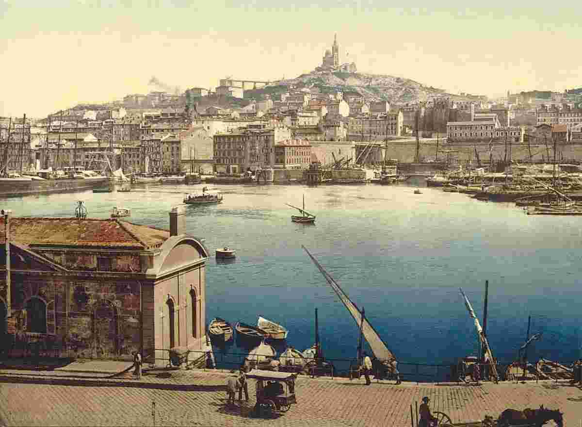 Marseille. Le port, vers 1890