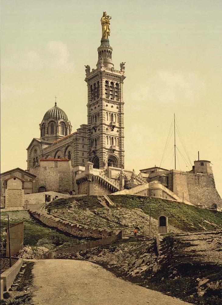 Marseille. Notre Dame de la Garde, vers 1890