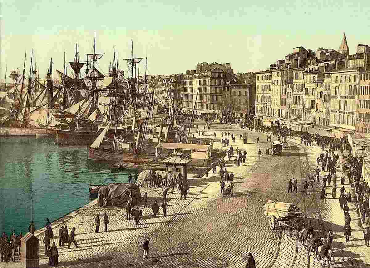 Marseille. Vieux-Port, vers 1890
