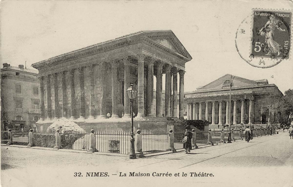 Nantes. La Maison Carrée et le Théâtre, 1913